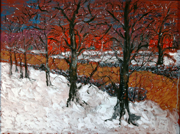 Weir Farm, Connecticut - April Snowstorm #1